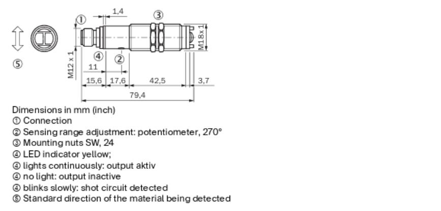 V18 VTB18-4P1240